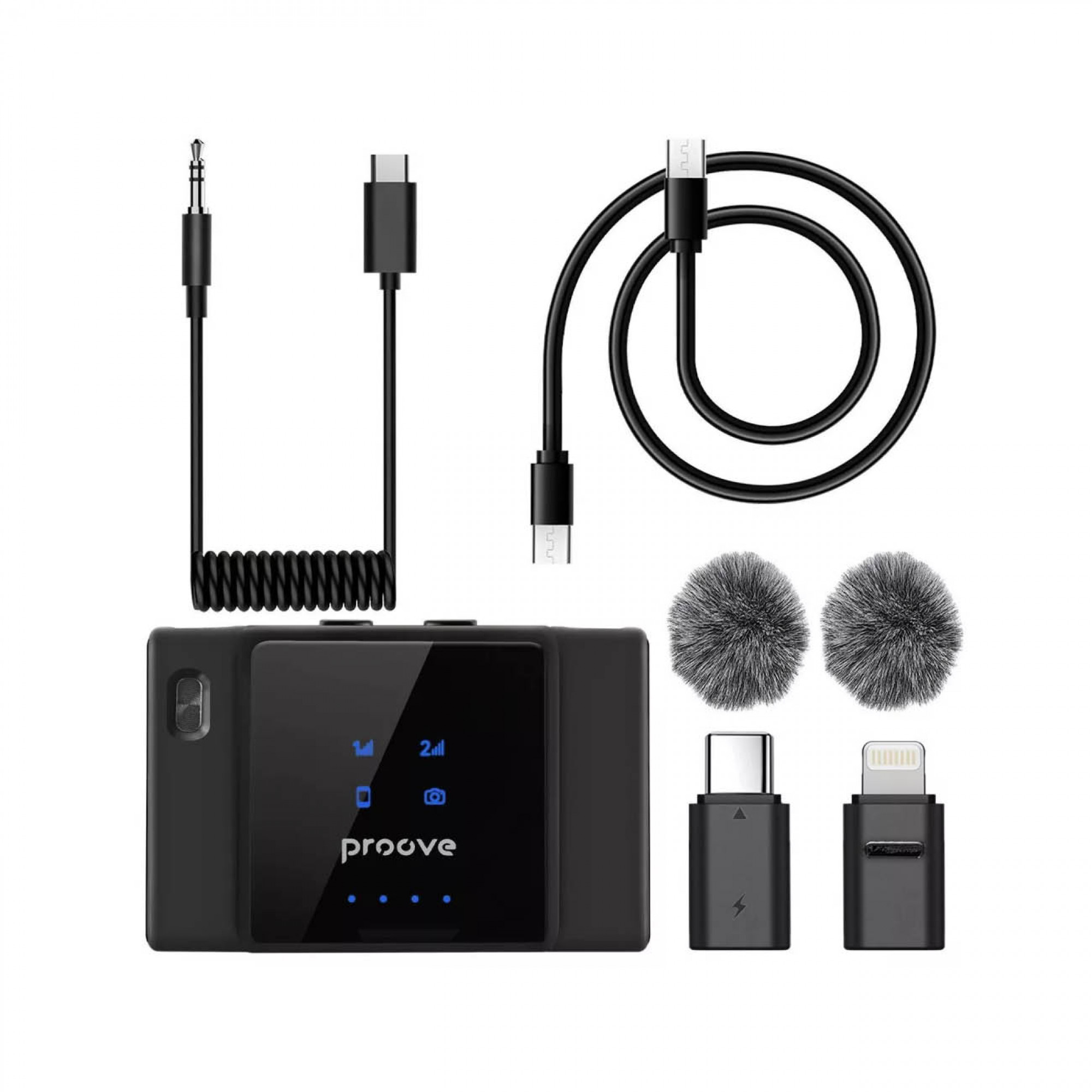 Бездротовий петличний мікрофон Proove ToneLine (black)